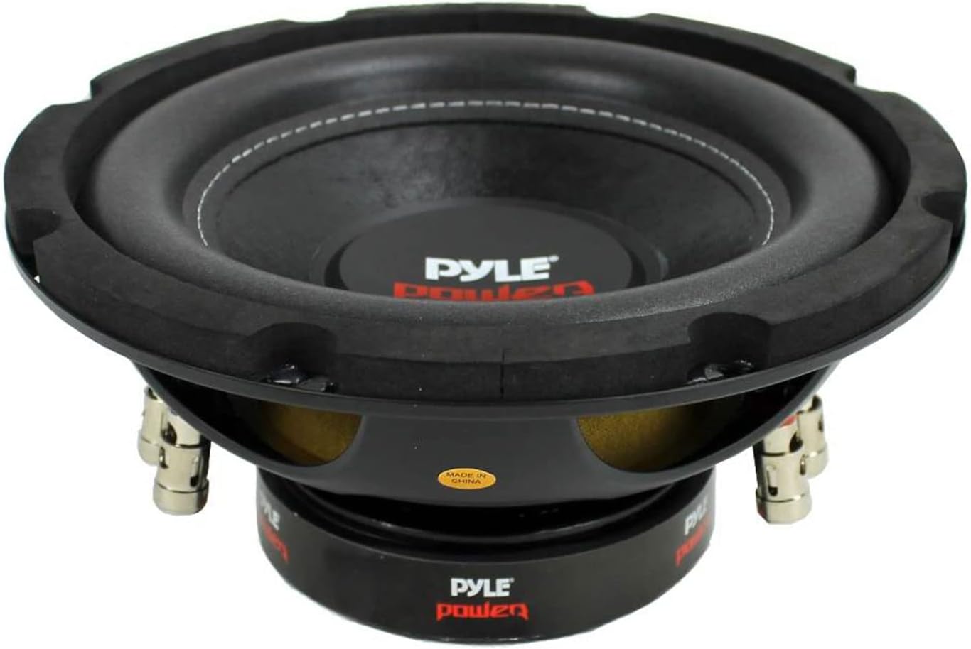 Pyle 8" Car Subwoofer Speaker - 800 Watt Dual 4 Ohm Voice Coil, Treated Foam Surround, Non-Pressed Paper Cone, 60oz Magnet - Powerful Vehicle Audio Bass Woofer for Car Stereo Systems - PLPW8D (Black)
