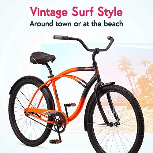 Kulana Lakona Shore, Tide or Wave Cruiser Bike, 20, 24 or 26 Inch Bike for Adults and Youth, 7 or Single Speed Beach Cruiser Bicycle