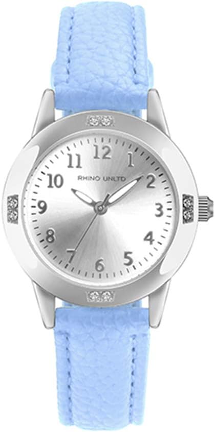 TUOTISI Women's Leather Band Quartz Movement Waterproof Business Classic Analog Watch with Genuine Leather Stainless Steel Band Elegant Ladies Watch