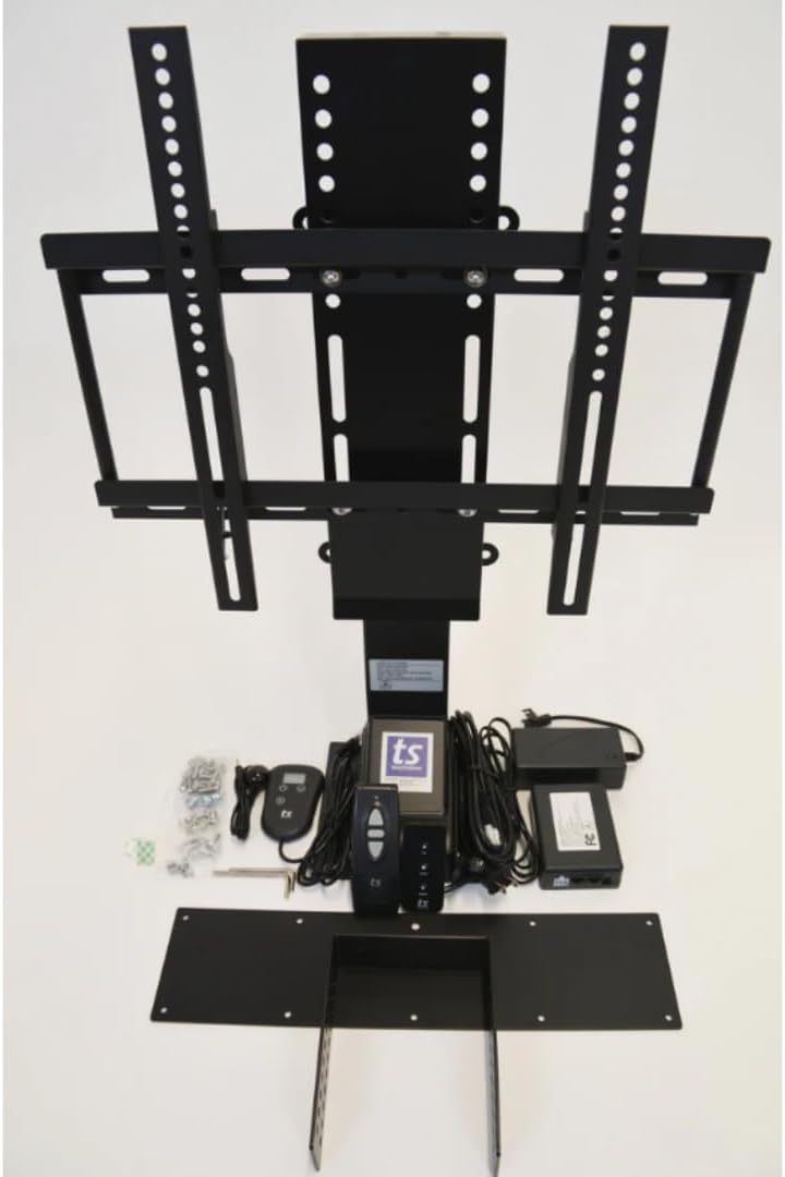 Touchstone Valueline 30003 Smart Motorized TV Lift for 26–50” TVs – Pop-Up Cabinet Mount, Alexa & Google Enabled, 5-Year Warranty, 28” Travel, 170 lb Capacity, RF & Wired Remotes