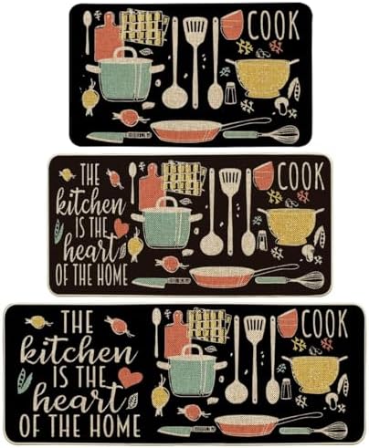 Artoid Mode The Kitchen is The Heart of The Home Kitchen Mats Set of 2