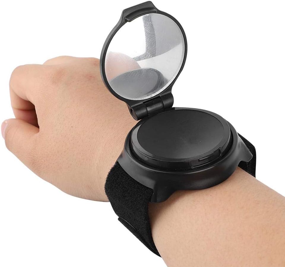 Bicycle Wrist Rearview Mirror,Special Rotary Bicycle Review Rear Back View Rearview Mirror Arm Wrist Strap Bike Accessory