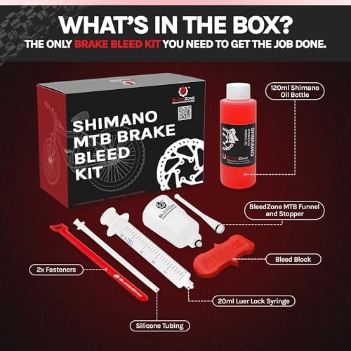 BleedZone Shimano Hydraulic Brake Bleed Kit with Mineral Oil