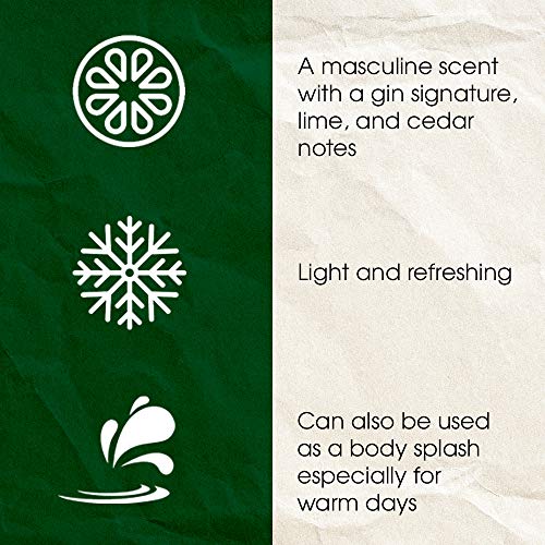 Clubman Pinaud Gent’s Gin After Shave Lotion – Masculine Scent with Gin, Lime & Cedar Notes, Refreshing Aftershave for Men, 6 oz