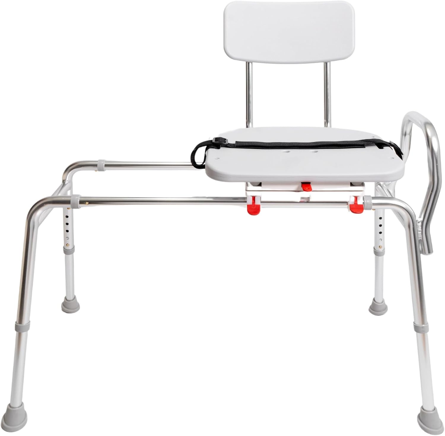 Tub Transfer Bench with Swivel Seat, for Elderly & Disabled, Standard | Eagle Health Supplies Sliding Shower Chair for Inside Shower, FSA/HSA eligible, Height Adjustable, 77662
