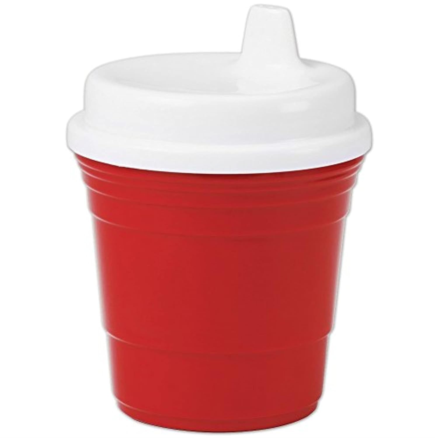 Red Cup Living Trainer Baby Sippy Cup 8 Oz BPA-Free Spill Proof, No Spill Non-Toxic Dishwasher Safe, Leak-Proof Lid, Easy Grip for Toddlers, Girls