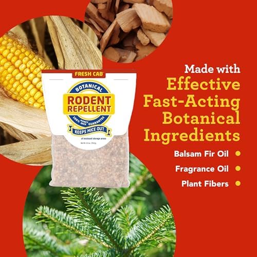 Rodent Repellent; Quickly Repelling Pests from Treated Areas; Preventing Re-Infestation for up To 3 Months; Safe for Children, Pets and the Environment; Non-Toxic; 8-Scent Pouches