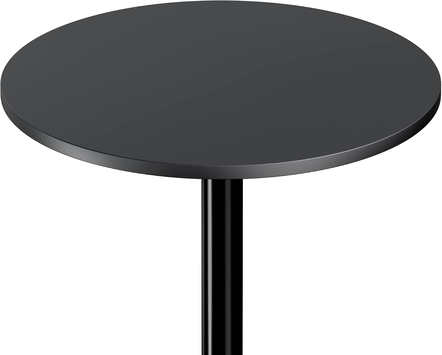 Winsome Obsidion Round Tall Pub Table, Black, 40" | Small High Top Circle Bar Style Cocktail or Bistro Table for Kitchen, Breakfast Nook, Dining Area
