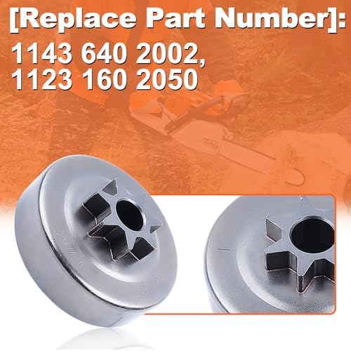 .325"-7T Clutch Drum Spur Sprocket Cover Kit for Stihl MS231 MS251 MS241 MS231C MS241C MS251C Chainsaw 1143 640 2002