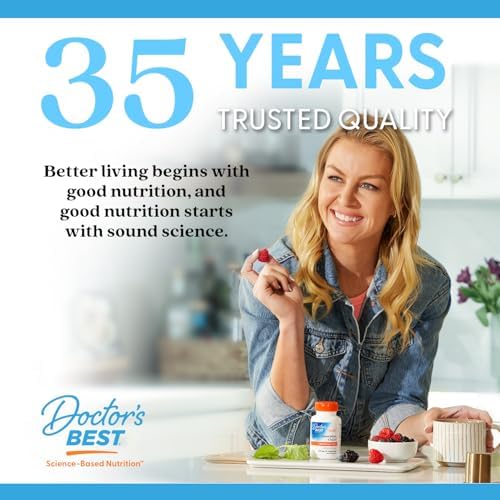 Doctor's Best Lutein Supplement 20mg with Zeaxanthin 1mg - Lutein for Eyes, Eye Health Vitamins for Men & Women
