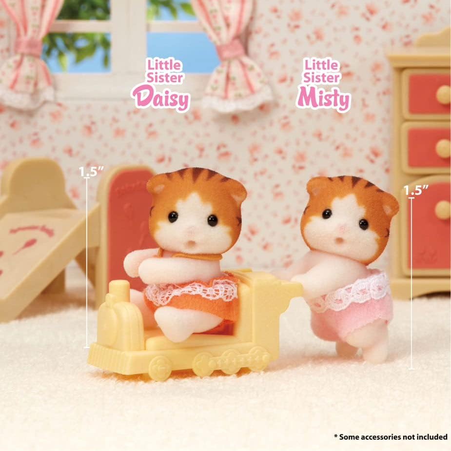 Calico Critters Hopscotch Rabbit Twins - Adorable Bunnies for Endless Imaginative Play. Bring Home the Double the Fun with These Charming Twins!