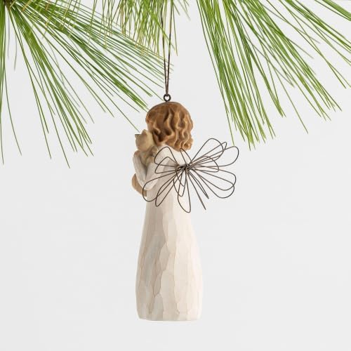 Willow Tree with affection Ornament, I Love Our Friendship!, A Gift to Celebrate Pet Adoption, for Animal Lovers and Cat Owners