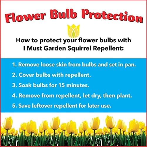 I Must Garden Squirrel Repellent: Stops Chewing on Plants/Furniture - 1 Gal