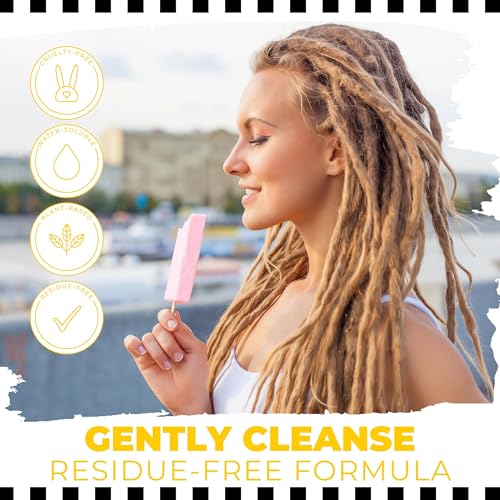 Dollylocks Cleansing Rinse-free Shampoo Spray | Removes Build-up + Moisturizes | Plant-Based Residue-free Vegan | Locs, Braids, Hair Extensions