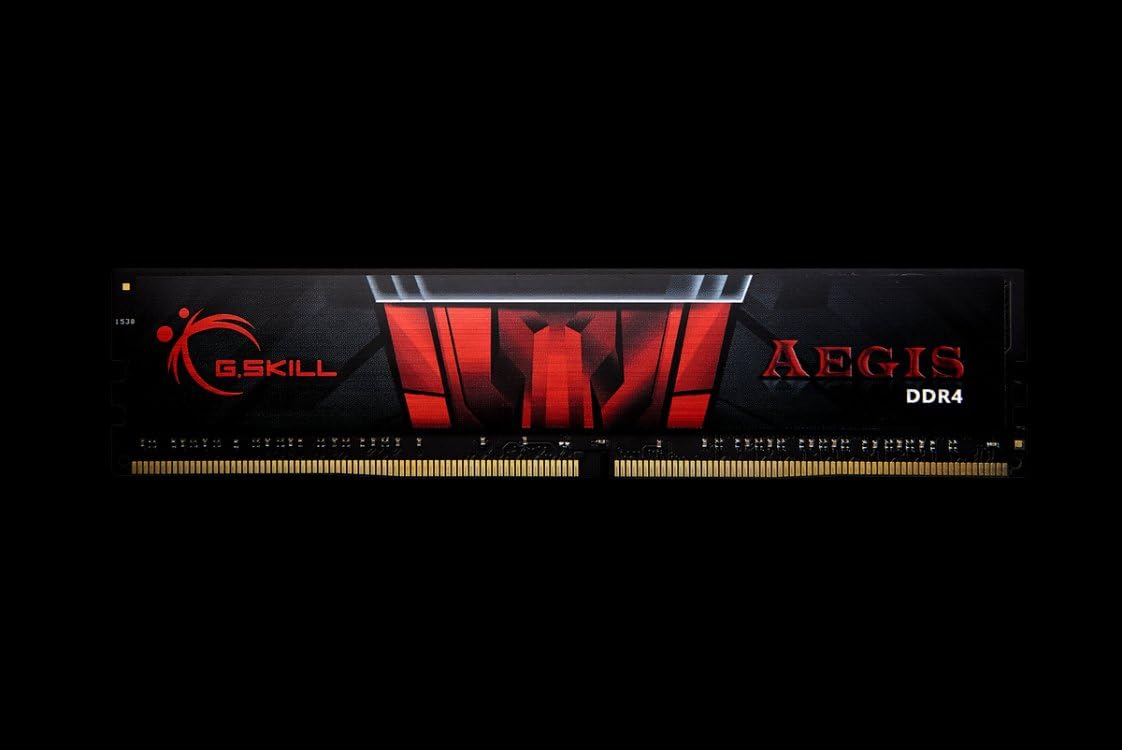 G.SKILL AEGIS Series DDR4 RAM (XMP) 16GB (2x8GB) 3000MT/s CL16-18-18-38 1.35V Intel AMD Desktop Computer Memory U-DIMM (F4-3000C16D-16GISB)