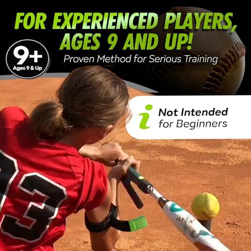 Baseball/Softball Hitting Trainer – Swing Trainer Aid for Batting & Hitting Practice – Baseball Training Equipment to Improve Bat Speed