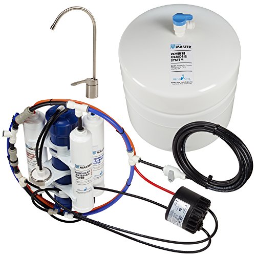 Home Master TMAFC-ERP Artesian Full Contact Reverse Osmosis System, 7-Stages, Patented 2-Pass Alkaline Remineralization, Fast 4.5s Fill Rate, 1:1 Waste Ratio, 8.5” Catalytic Carbon, 5-Yr Limited Parts