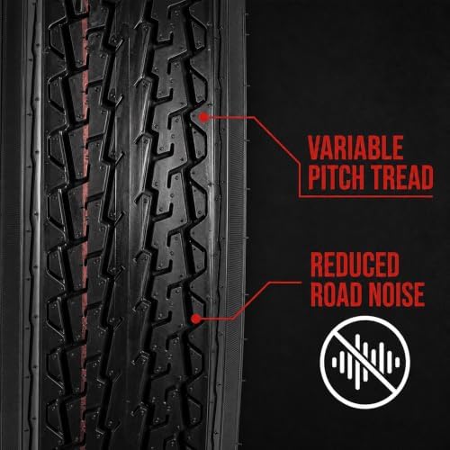 eCustomrim 2-Pack Trailer Tire Rim Assembly 4.80-12 480-12 4.80 5 Lug White | 12 Inch 5 Bolt on 4.5 Inch Center, Load Range B 4 Ply Tire