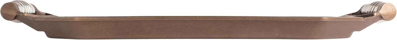 FINEX 22" Cast Iron Double Burner Griddle, Griddle Plate, Even Heat Distribution, Non-Stick Cooking, Cast Iron Double Griddle Pan for Stove Top & More