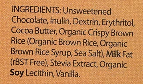 Lily's Crispy Rice Dark Chocolate (12x3 OZ)