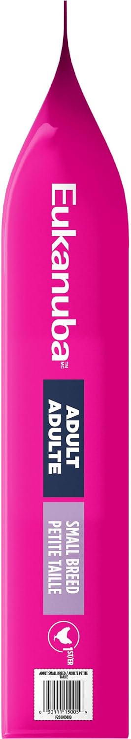 Eukanuba Adult Small Breed Dry Dog Food, 15 lb Bag.