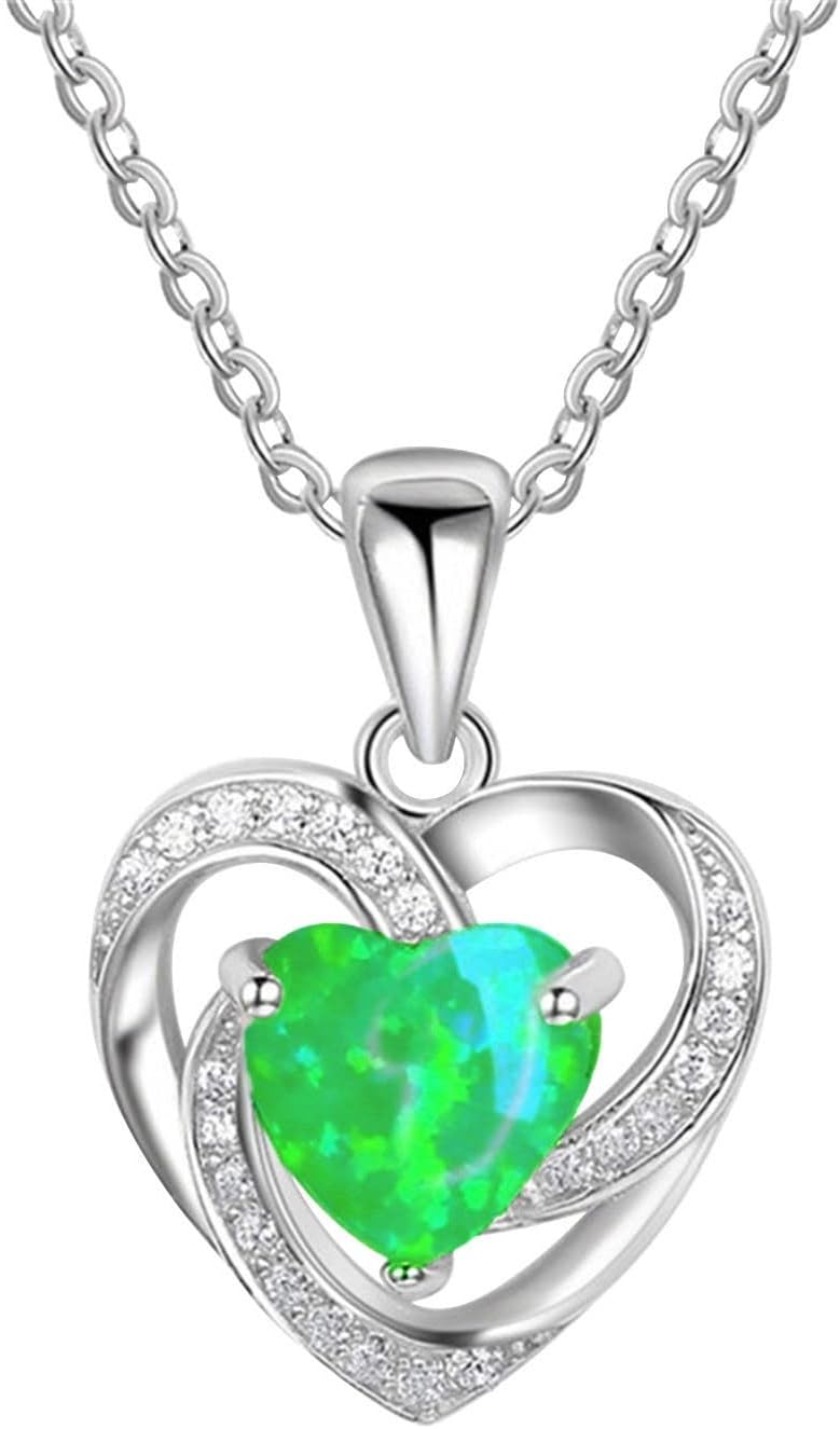 Haul Store Clearance Outlet 14K Gold Necklace for Women Liquidation Pallets Ofertas Relampago De Hoy Sterling Silver Diamond Zircon Heart Shape