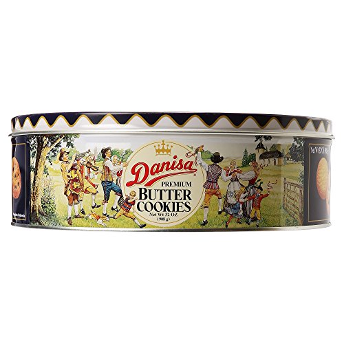 Danisa Butter Cookies In Tin, 32 Oz