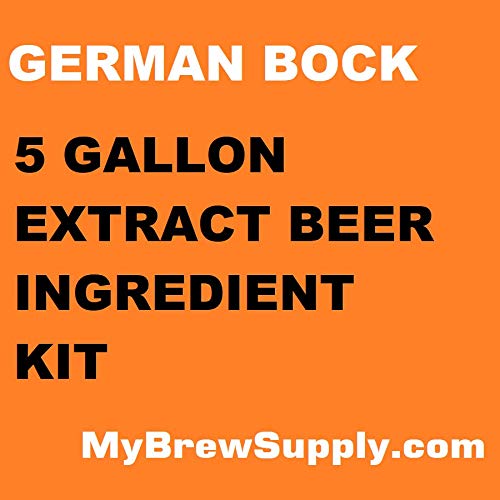 German Bock Homebrew 5 Gallon Beer Extract Ingredient Kit By My Brew Supply