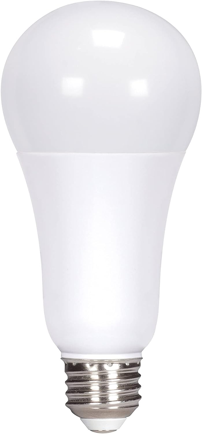 Satco S11332 LED A21 Lamp, 5000K, 220 deg. Beam Angle , White