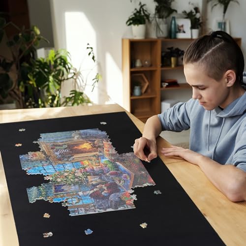 Lavievert 1500 Piece Jigsaw Puzzle Mat Roll Up, Portable Board for Adults