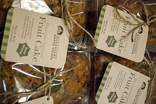 Handmade Bourbon-Soaked Fruitcake, 1lb, Monastery Baked Good handmade by Nuns of St. Benedict
