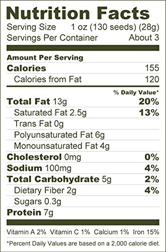 Stony Brook Butternut Pepitas, 3 ounce bags (pack of 6)