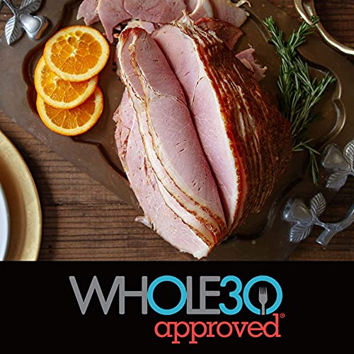 Pederson's Farms, No Sugar, Spiral Sliced, Easter Ham, Uncured Boneless Half Ham, (4 lb average, Serves about 8), Fully Cooked, Whole30 Approved