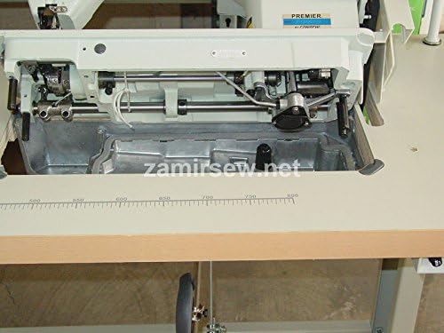 Consew upholstery Walking Foot Industrial Sewing Machine with Table and Servo Motor Drop Feed, Needle Feed, Walking Foot, Lockstitch Machine