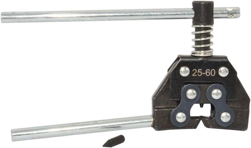 Aobbmok Roller Chain Tools Kit #25-60 Holder Puller&Breaker Cutter for Bicycle,Motorcycle Chains (Carbon Steel)