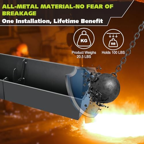TOPOWN Metal Under Seat Storage for Ford F150 SuperCrew/Crew Cab 2015-2026 | for F250 F350 F450 F550 Super Duty 2017-2026