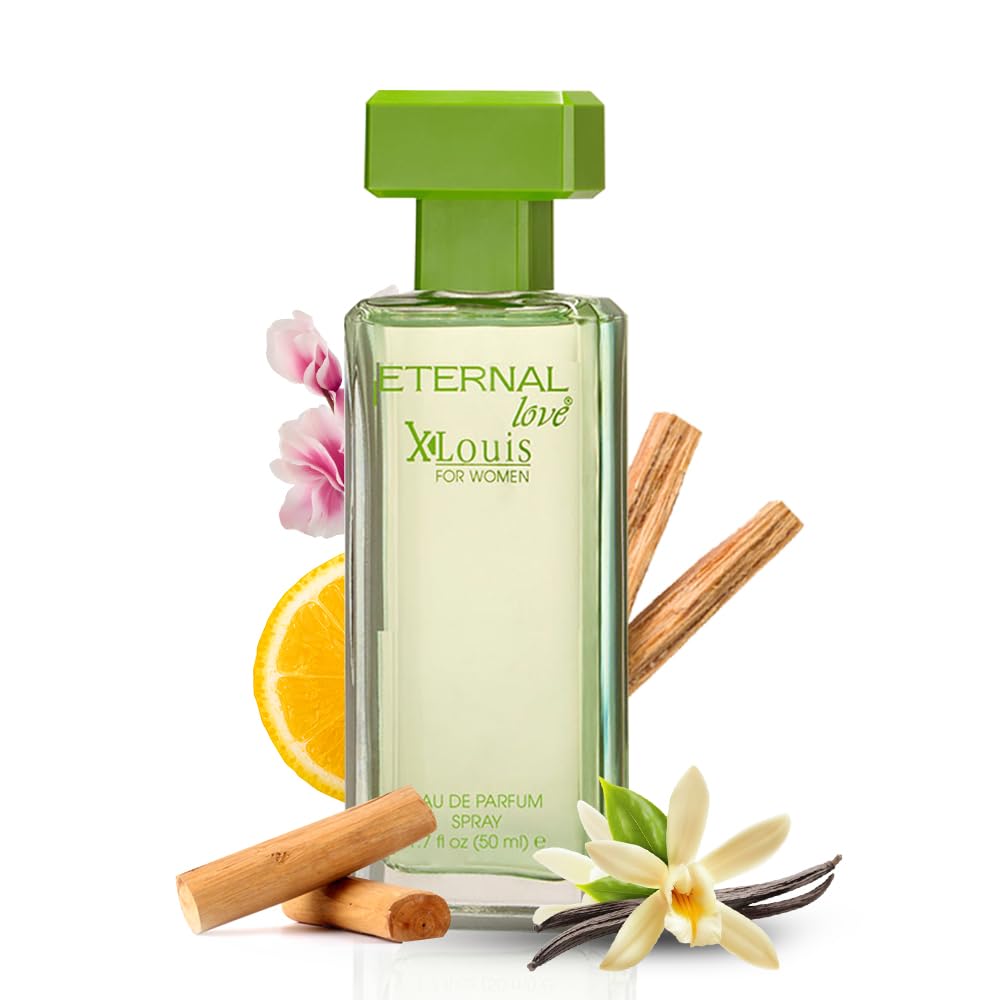 Eternal Love for Women - Long Lasting Eau de Parfum Spray - Premium Floral Fragrance with Peach & Sandalwood - Soft Feminine Scent - 3.4oz