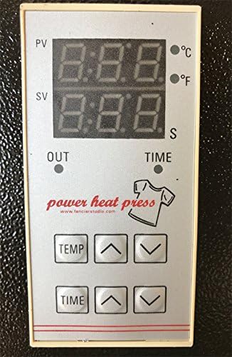 Fancierstudio Heat Press 16x20 Lower Platen Pull Out 5.5" Sublimation Rhinestone Heat Press FS16x20BP Black