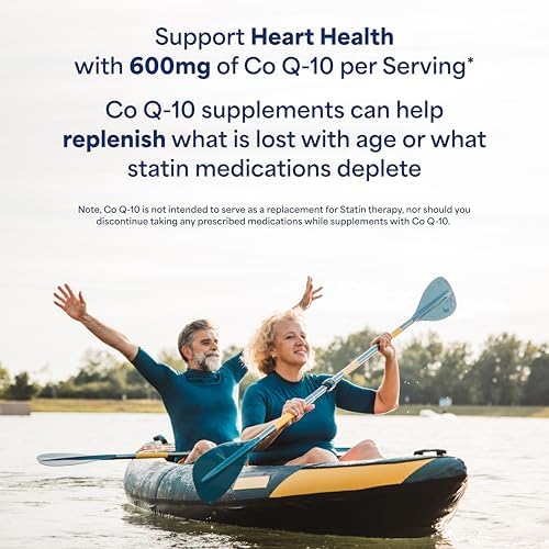 Puritan's Pride Coenzyme CoQ10 600mg, Rapid Release Softgels