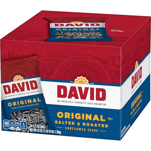 DAVID Sunflower Seeds, Original Flavor, 1.75 oz. (24-pk)