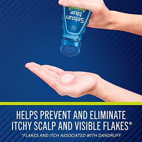 Selsun Blue Naturals Itchy Dry Scalp Antidandruff Shampoo, Extra-Hydrating Formula With Vitamins B3 and E, 11 fl. oz.