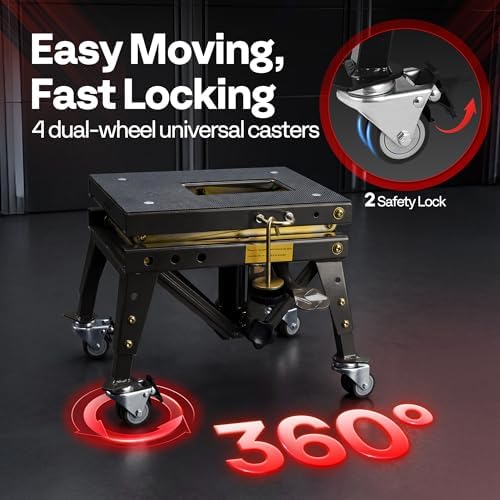 VIVOHOME 350 Lbs Heavy Duty Hydraulic Motorcycle Lift Jack