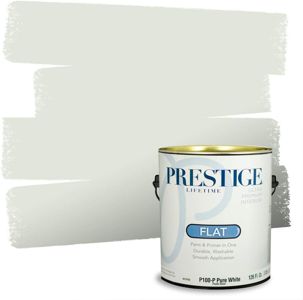 PRESTIGE Paints Exterior Paint and Primer In One, 1-Gallon, Semi-Gloss, Comparable Match of Sherwin Williams* Shamrock*