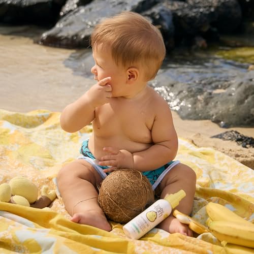 Baby Bum SPF 50 Sunscreen Spray - Mineral UVA/UVB Face and Body Protection for Sensitive Skin - Travel Size - 3 oz