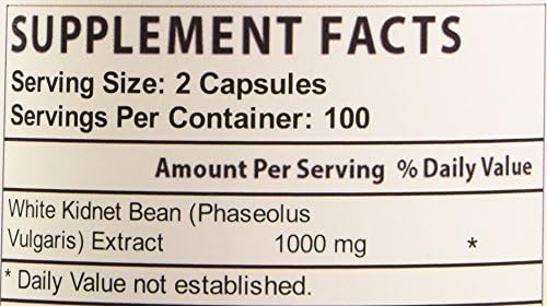 White Kidney Bean Extract, 200 Count