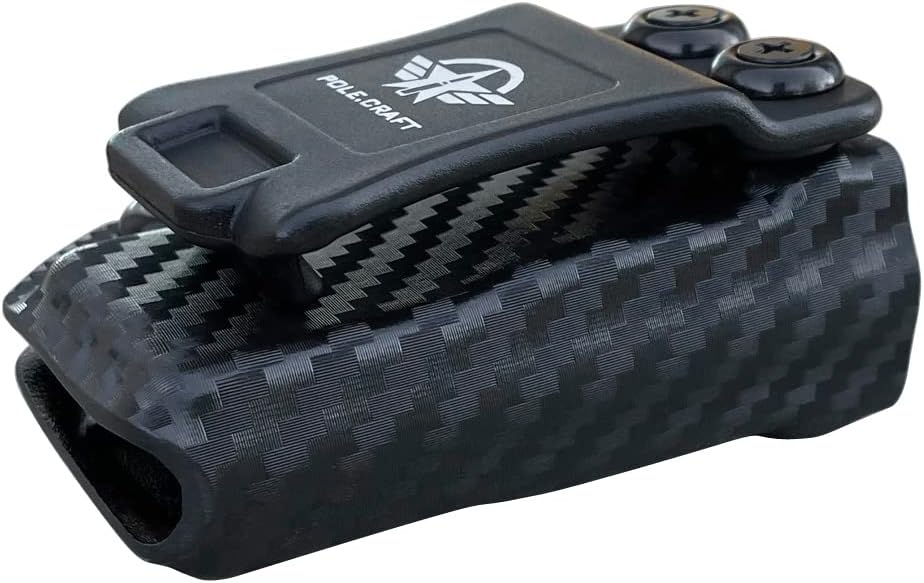 POLE.CRAFT IWB/OWB Magazine Holster Kydex - Mag Carrier Fits: 9mm .40 Double Stack / 9mm .40 Single Stack - P365 1911 Glock 19 19X 17 26 27 28 43 22