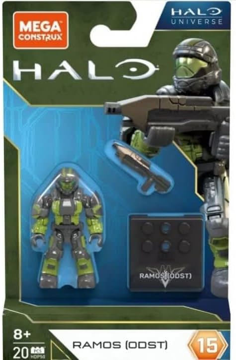 Mega Construx Halo Heroes Series 15 Complete Set of 5 Buildable Action Figures