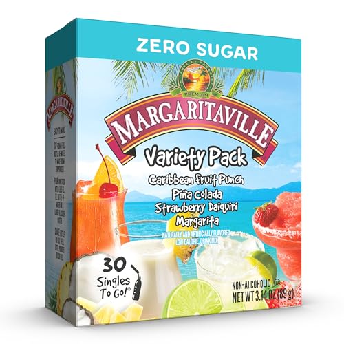 Singles To Go! Margaritaville Water Drink Mix, Pina Colada, 72 Packets