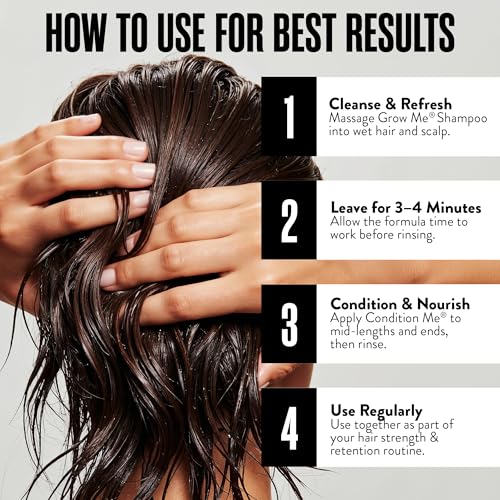 Hair Growth Shampoo & Conditioner by Watermans UK Biotin, Argan Oil, Allantoin, Rosemary, Niacinamide, Lupin. Male & Female Hair Loss Products