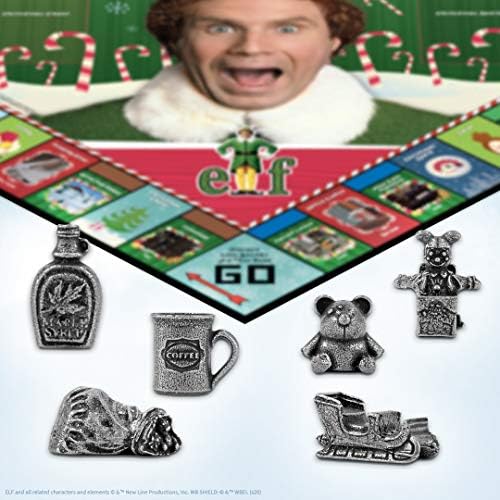 Monopoly Elf | Based on Christmas Comedy Film Elf | Collectible Monopoly Game Featuring Familiar Locations and Iconic Moments | Officially Licensed